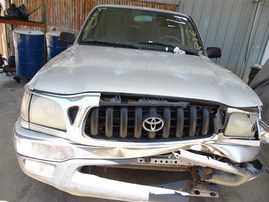 2003 Toyota Tacoma SR5 Silver Extended Cab 2.4L AT 2WD #Z24696